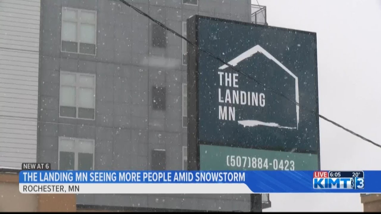 The Landing MN seeing more people as winter storm rolls through Rochester