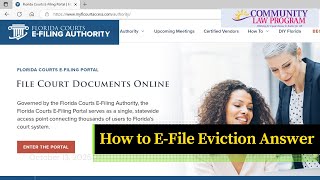 How To File an Answer Electronically: Florida E-Filing Instructions 📃👩‍⚖️⚖️