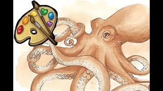 Painting an Octopus With Tea