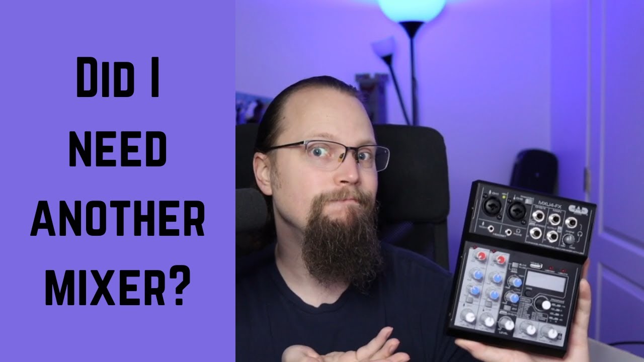 The USB-C sold me CAD MXU4-FX mixer review