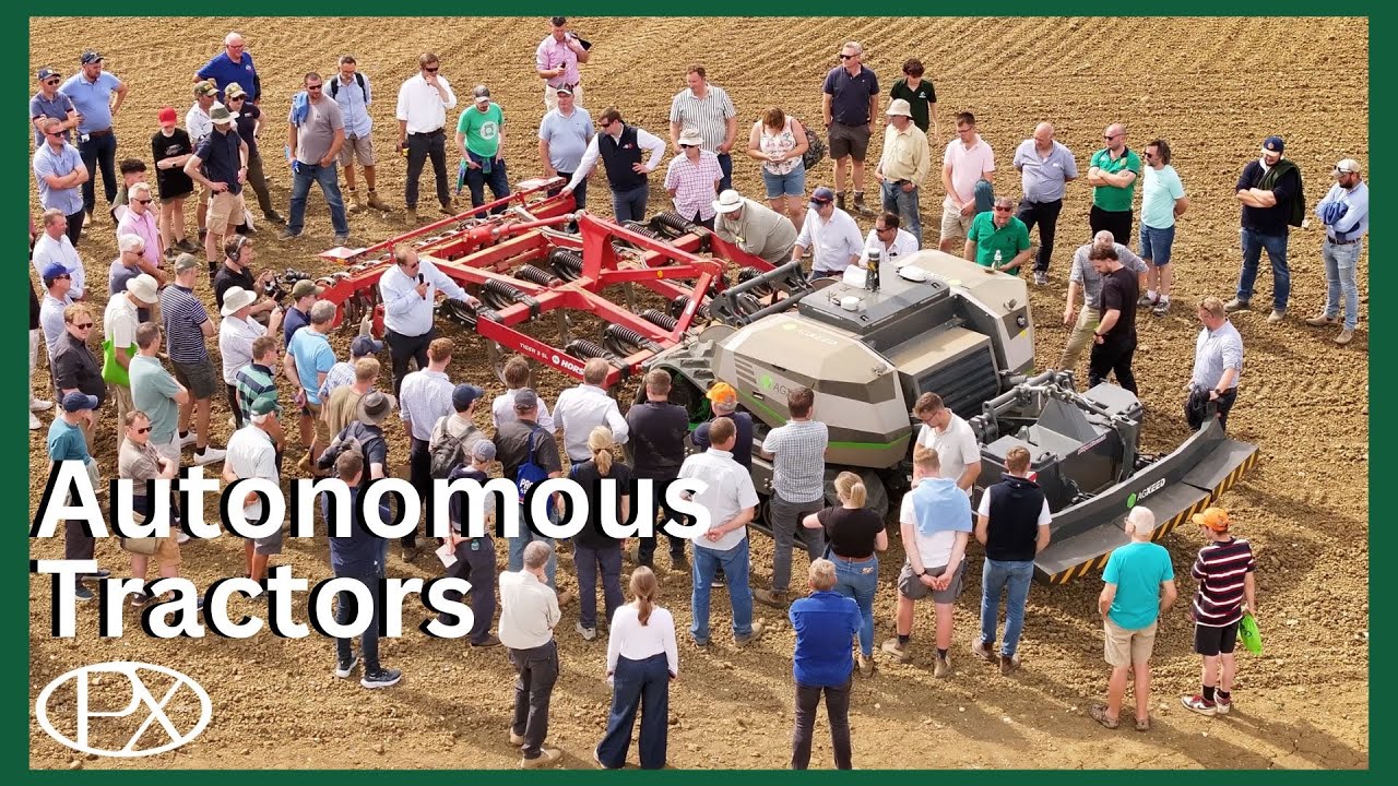 The Future of Farming? Agxeed Autonomous Tractor in Action
