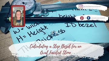 Real Time: Calculating a Step Bezel for an Oval Faceted Stone