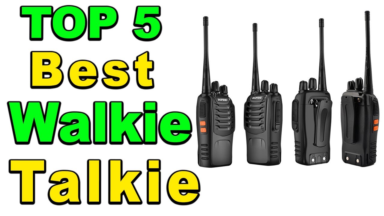 TOP 10 - Mejores walkie talkies largo alcance