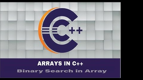 Binary Search in C++ -Urdu/ Hindi