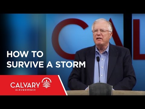  How To Survive A Storm - Matthew 14:22-33  - Dr Erwin Lutzer