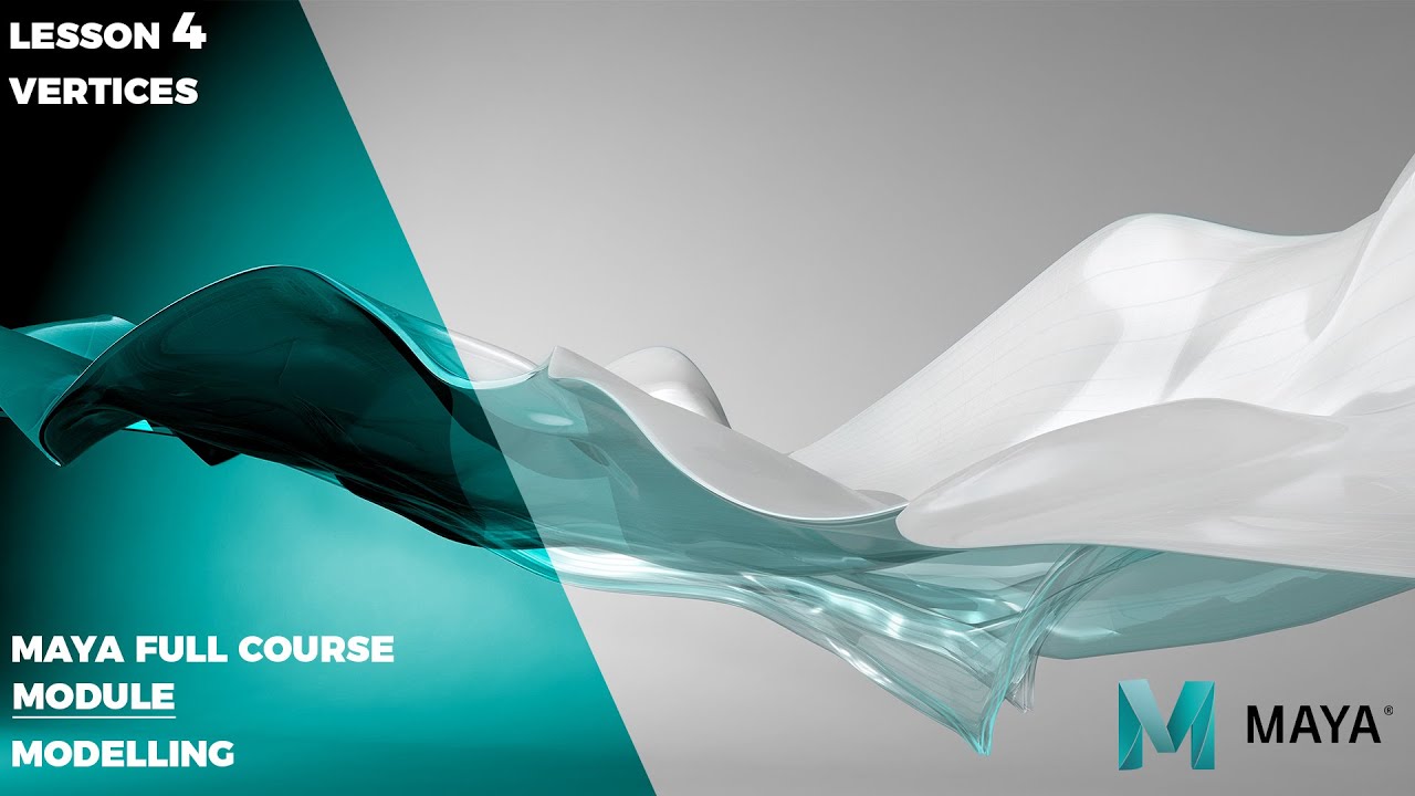 Lesson 4 | Autodesk Maya full course | Vertices | Modelling | English ...