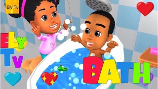 African american cartoons for children - The bath song