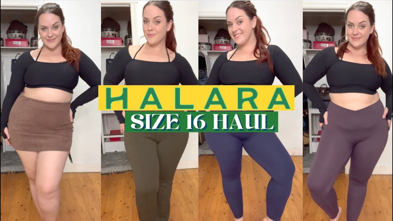 HALARA MUST HAVE Leggings - and more! An Honest Size 16 TRY ON Haul and  Review 