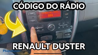 RENAULT DUSTER - HOW TO SET THE RADIO CODE screenshot 4