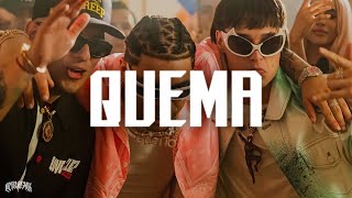 Video thumbnail of "Ryan Castro, Peso Pluma - QUEMA 🔥(Letra)"