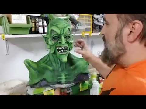 Sped up Witch mask paint