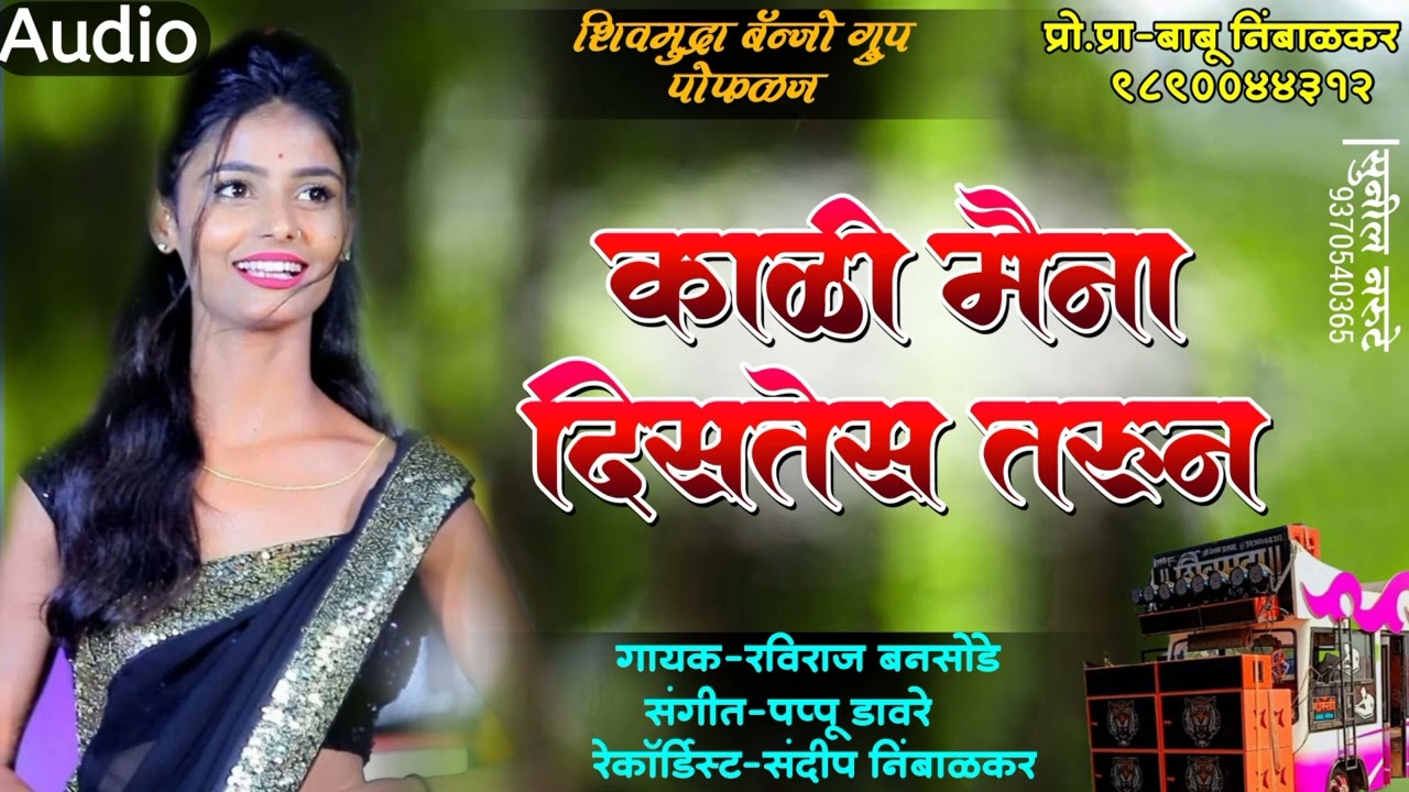 💕🖤 काळी मैना दिसतेस तरुण - Kali Maina Distes Tarun || Shivmudra Digital benjo Pophalaj #शिवमुद्रा