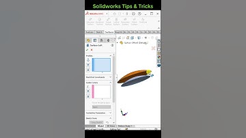 Solidworks tips : Offset and loft a surface #sketchup #3dmodeling
