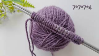 🧶 Diese Strickmasche ist Omas absoluter Favorit – und sie ist so einfach!