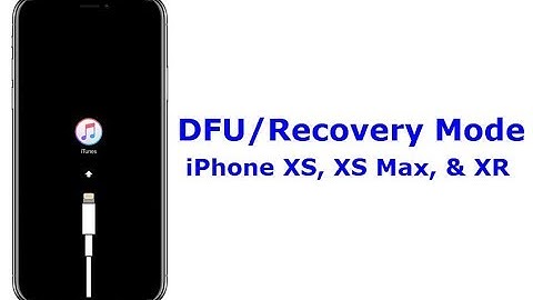 How to Put iPhone XS, XS Max, and XR in DFU/Recovery Mode