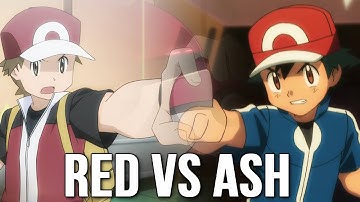 ☆Red VS Ash/Satoshi [Mega Charizard X VS Pikachu/Greninja]☆