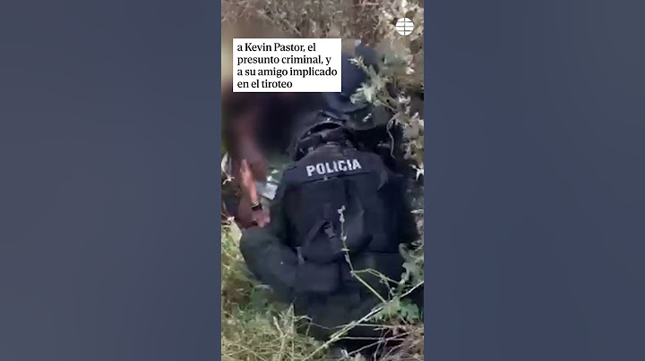 El momento de la detención del presunto asesino de Borja, hermano de Begoña Villacís #BorjaVillacís