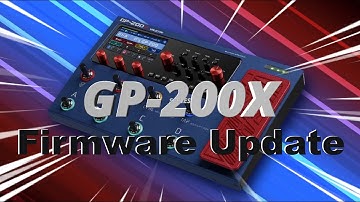 Valeton GP 200 Firmware update how to lesson tutorial guitar pedal