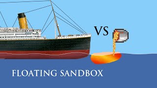 Barcos VS Lava en Floating Sandbox