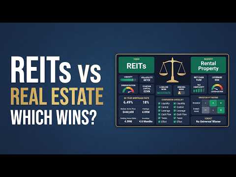 Thumbnail for REITs vs Physical Real Estate in 2026: Which Actually Wins?