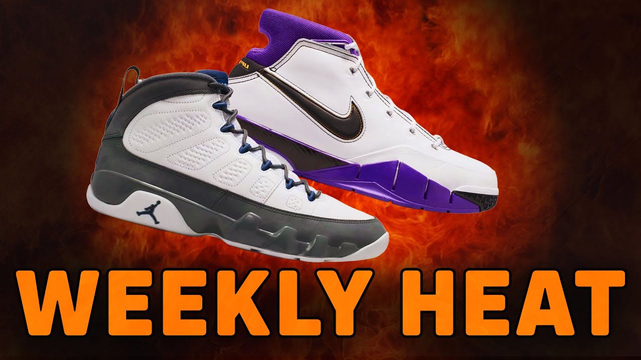 WEEKLY HEAT: KOBE 1 PROTRO 81 POINTS & AIR JORDAN 9 FLINT GREY