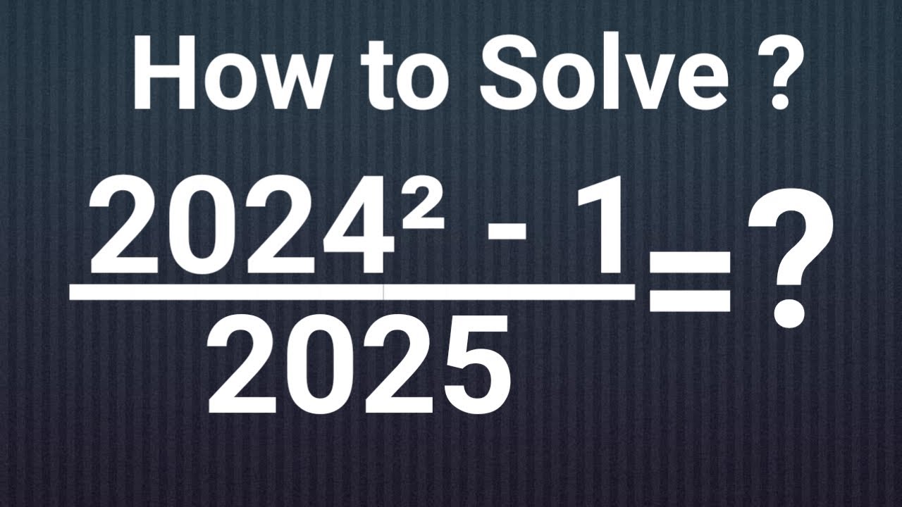 A Beautiful Math Problem - YouTube