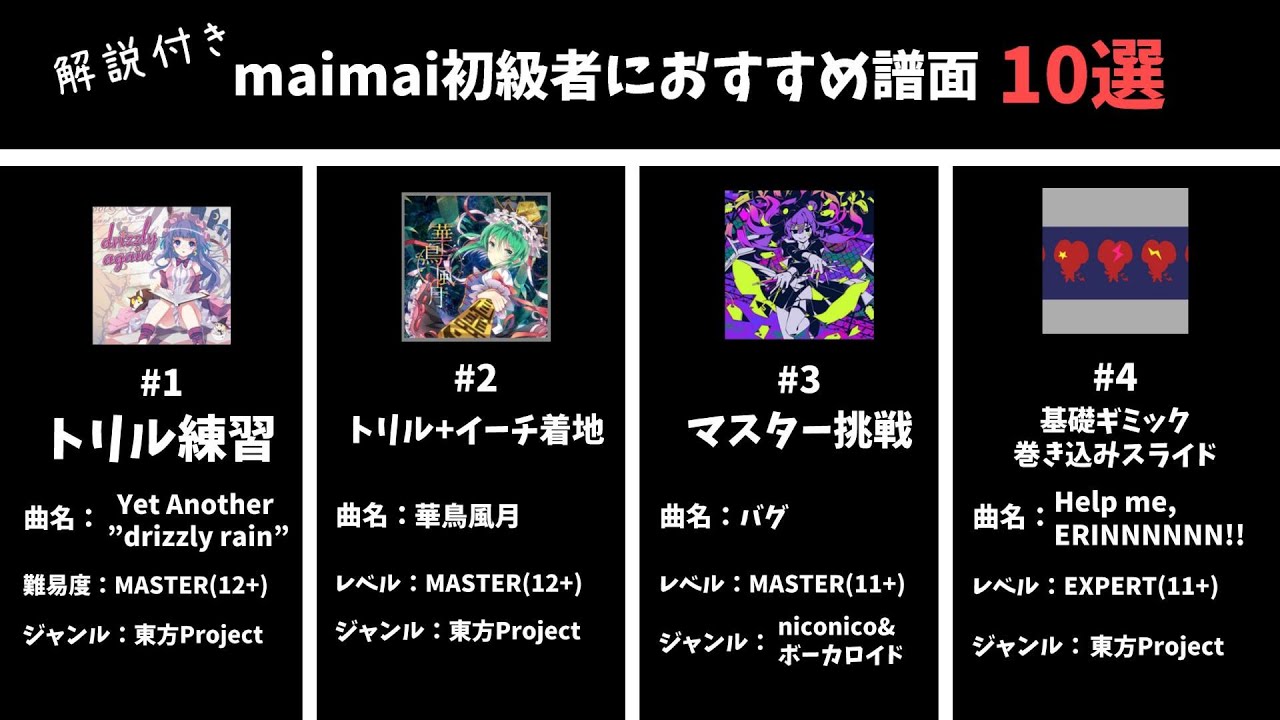 総集編 #1~#10】maimai初級者はとりあえずこの譜面はやっといた方が