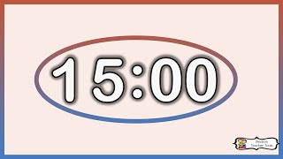 15 Minute Timer ⏱️ | Lo-Fi Background Music | Pulsing Oval | Bledsoe Teacher Tools