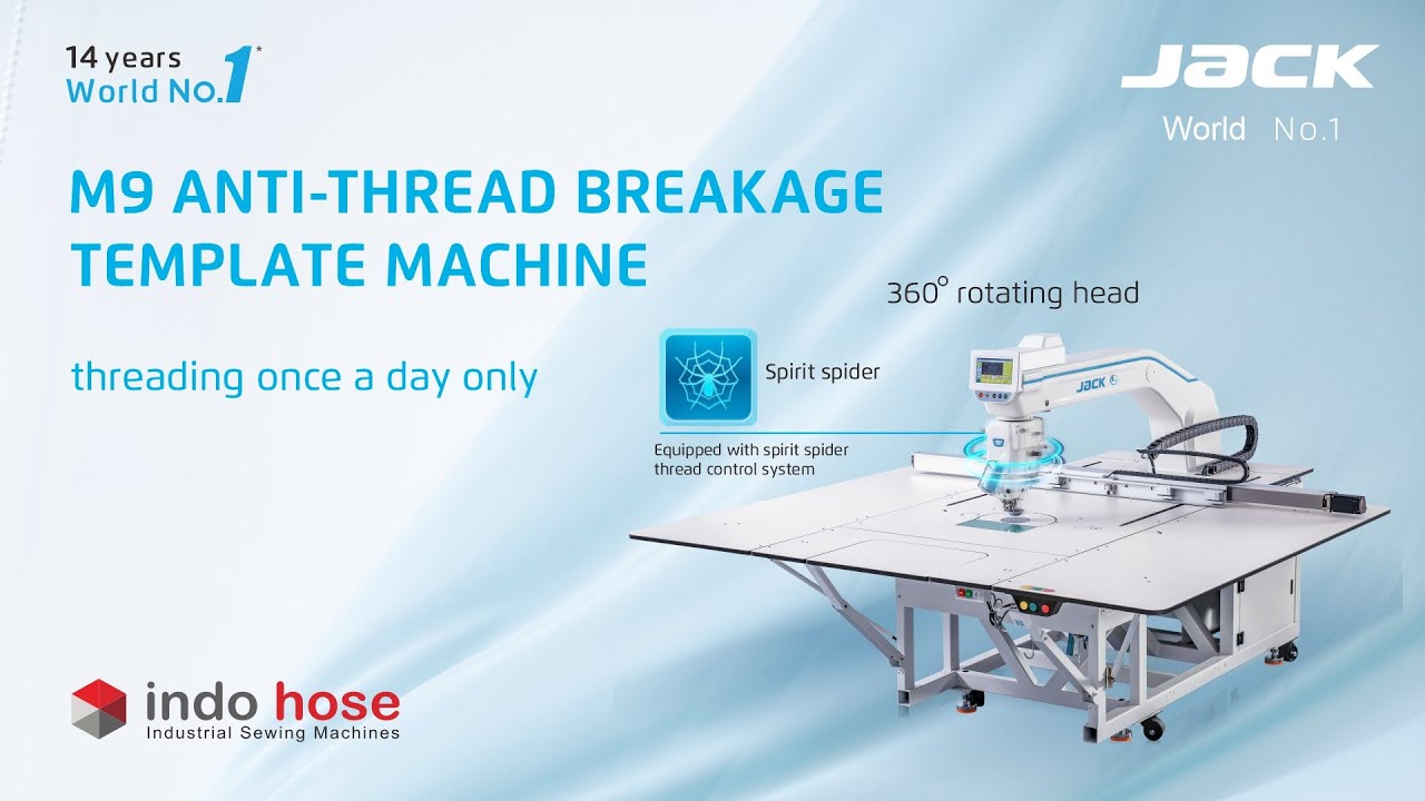 Thread Breakage Machine JACK M9 | 360 DEGREE ROTATING HEAD ANTI-THREAD BREAKAGE TEMPLATE ...