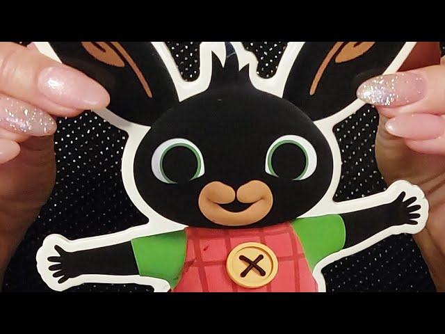 🎧 ASMR 🎧  tactile [ Bing-🐰 -Sula 🐘 - 🐼]  #relaxing  #book. #asmr #notalking #yutube