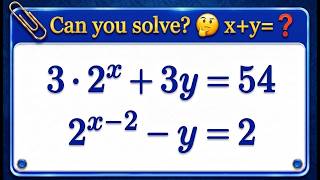 Can You Solve This Tricky Exponential Challenge | Fast & Easy Method
