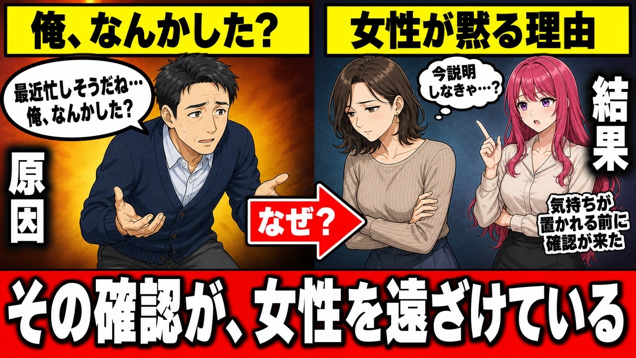 【恋愛診断】返信が短い女性にやると冷めるNG行動3選【恋愛漫画】