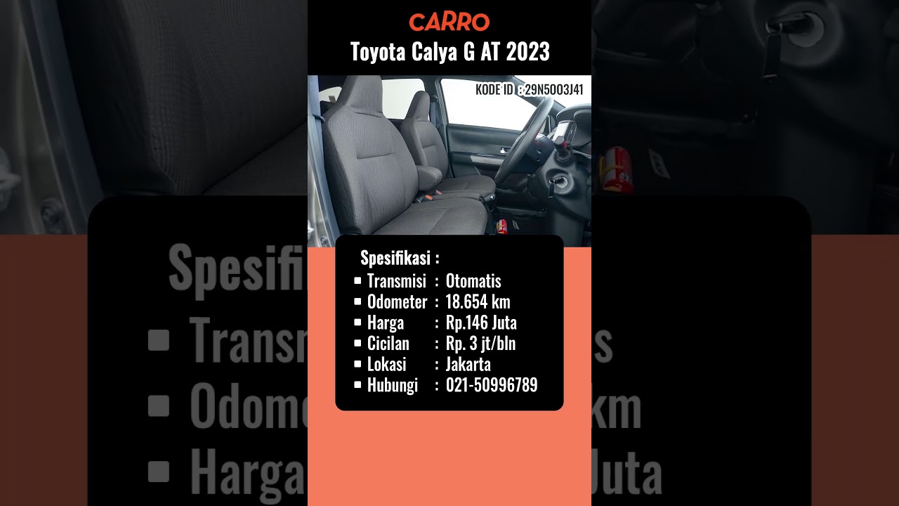 Harga Mobil Bekas Toyota Calya G AT 2023 Cokelat | Update Harga Mobil Bekas Calya