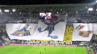 Juventus - Inter 2-0 (Formazione, Inno e Coreografia 28-02-2016)