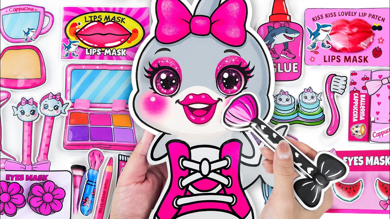 💄Сделай сам из бумаги💄 ИТАЛЬЯНСКИЙ МОЗГОВОЙ ПУТЬ Espressona & Tralalero🐳🌟 Уход за кожей Макияж Но...