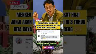 Menkeu Purbaya berangkat haji janji doakan ekonomi RI ⁉️#shorts #trendingtopik #beritaterkini #viral