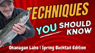 Trolling bucktails flies for BIG spring rainbow trout #fishing #rainbowtrout  #shorts #fishingtips