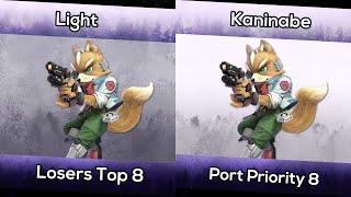 Light (Fox) vs Kaninabe (Fox) - Losers Top 8 - Port Priority 8