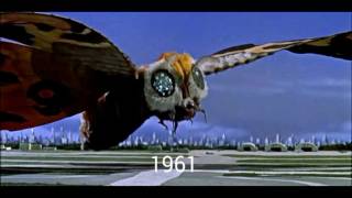 Эволюция Мотры evolition of Mothra 1961-2004