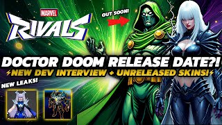 Marvel Rivals - NEW Dev INTERVIEW Says ALOT! | Doctor DOOM Release DATE?! | + Leaked SKINS