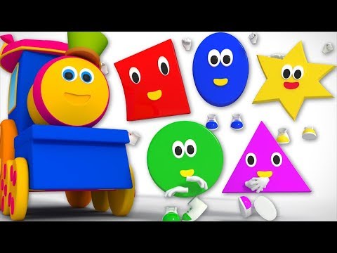 Tren Bob – Beş Küçük Şekil -  Çocuk ve Bebek Şarkıları | Kids TV Türkçe
