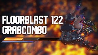 Jack Wall to wall 122 DMG grab floor blast combo | Tekken 8