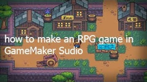 How to make an RPG game in GMS