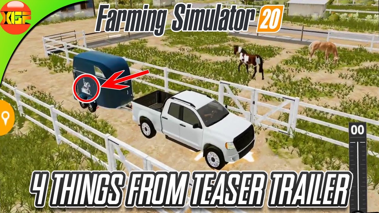 Farming Simulator 20 | 4 Things from Teaser trailer!