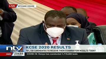 #KCSE2020 Results: CS Magoha presents report to President Uhuru