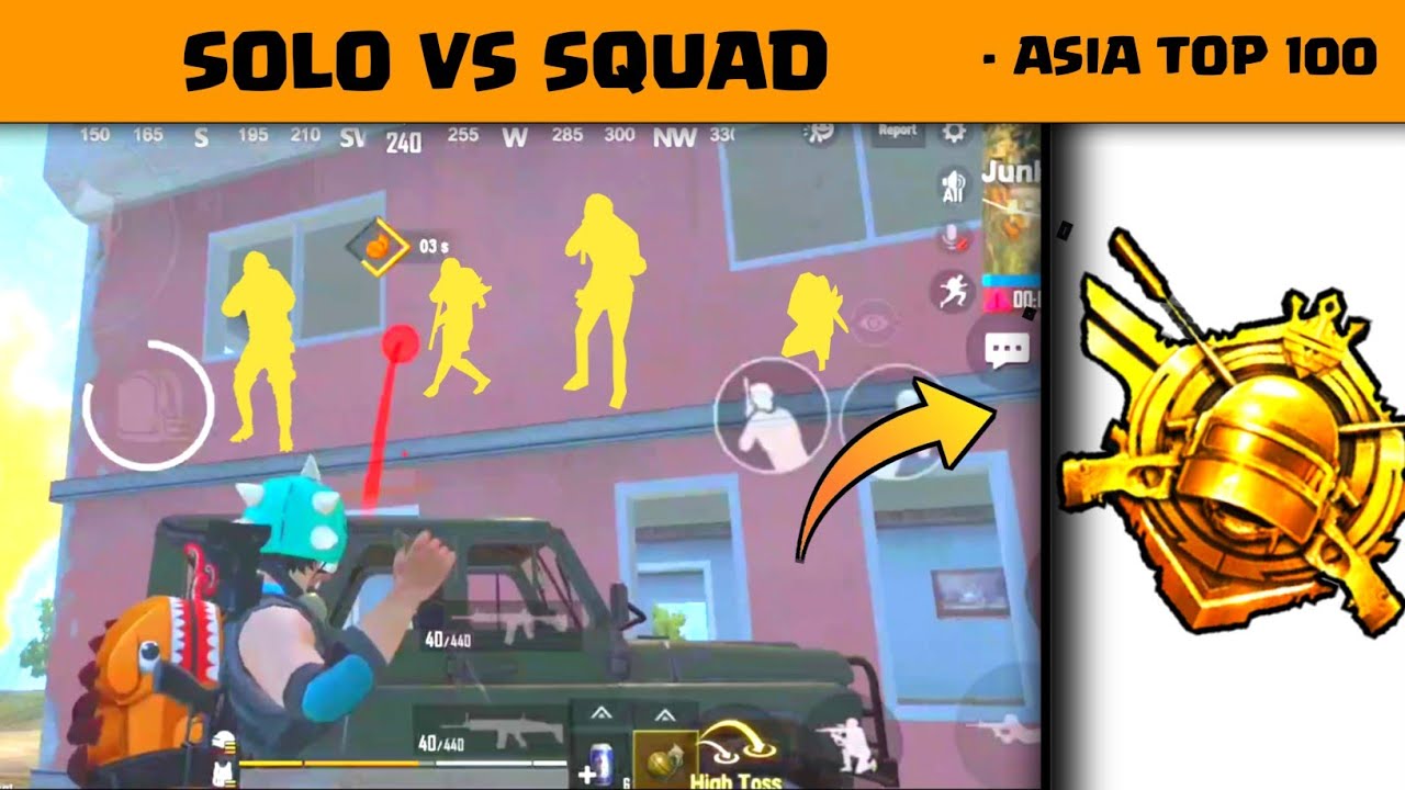 😈PUBG MOBILE LITE SOLO VS SQUAD INTENSE GAMEPLAY || CONQUEROR LOBBY ...