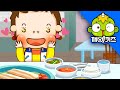 맛있는 식당 | 토토의 하루 | 식당에서 얌전히 | 깨비키즈 KEBIKIDS