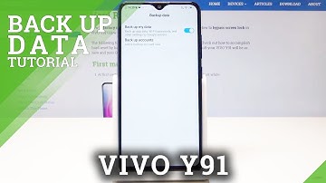 How to Backup Data in VIVO Y91 - Create Google Backup Account