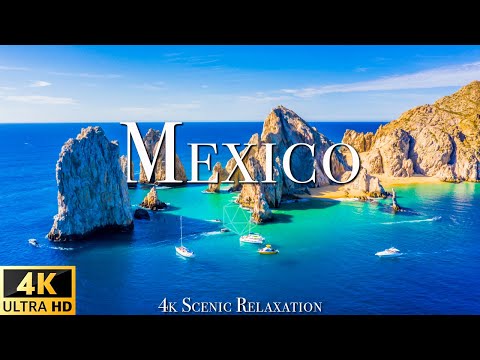 FLYING OVER MEXICO (4K UHD) - Relaxing Music Along With Beautiful Nature Videos - 4K Video Ultra HD