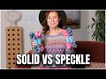 Knitting Modern Shawls: When to Use Solids vs. Vibrant, Hand-Dyed Speckles